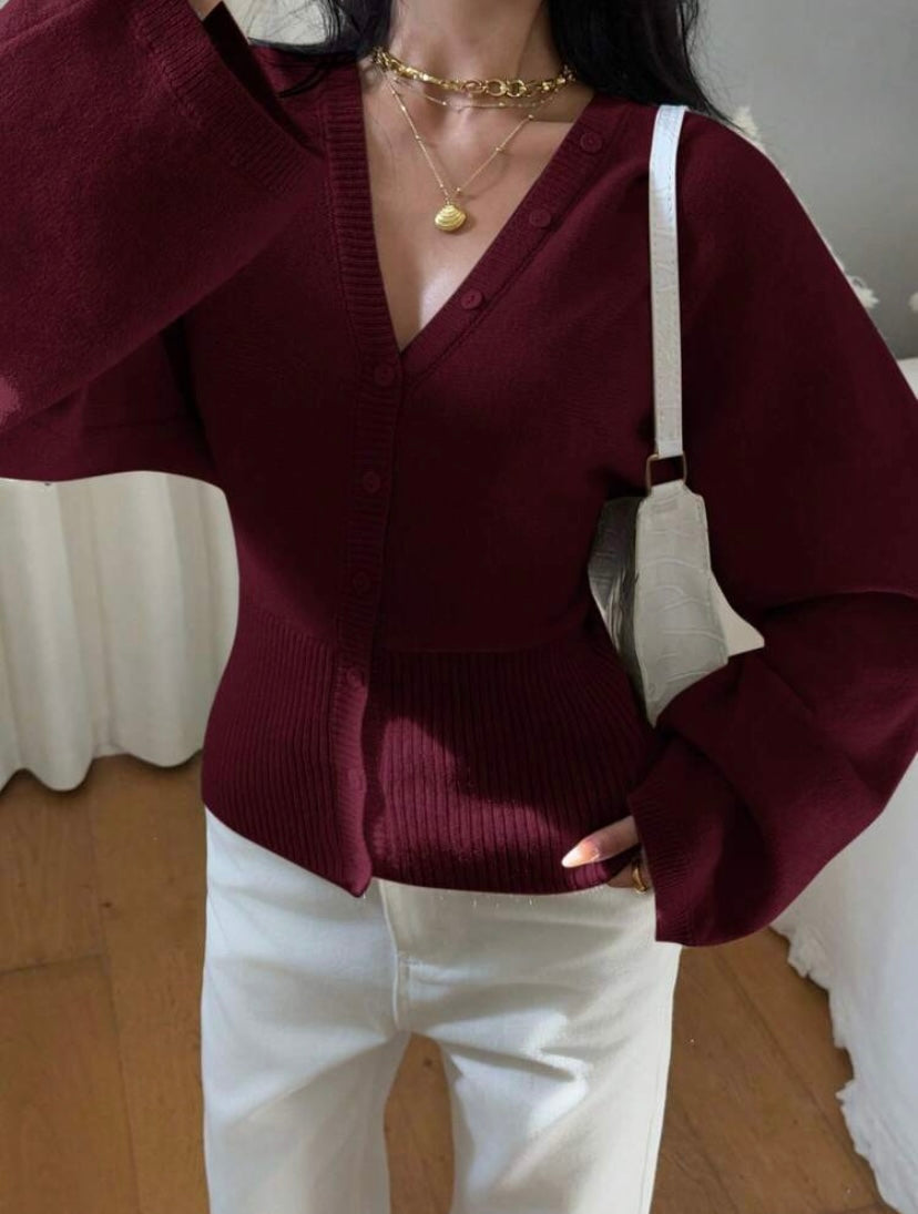 Burgundy Sweater