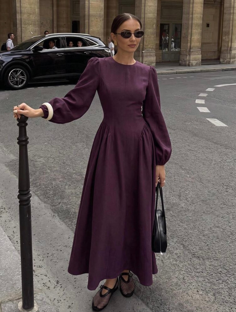 Burgundy Dress