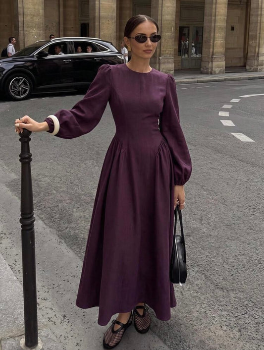 Burgundy Dress