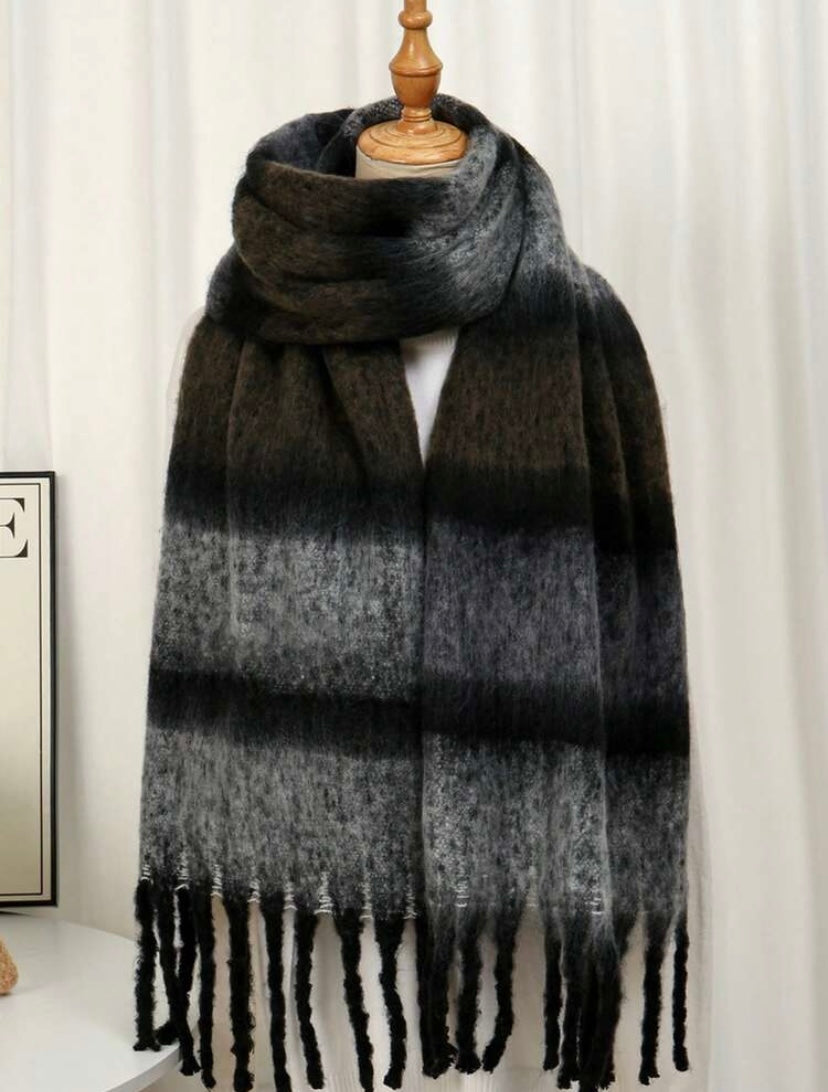 Black & grey scarf