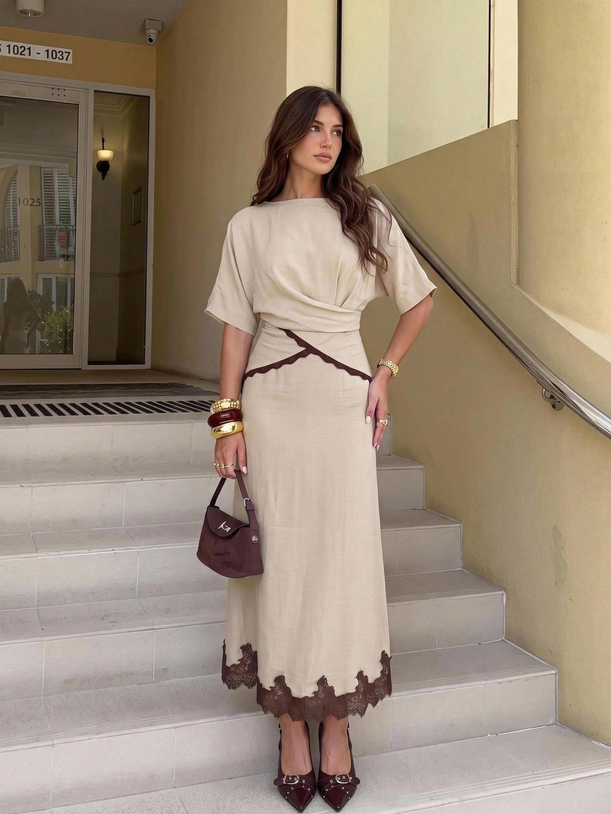 Beige dress