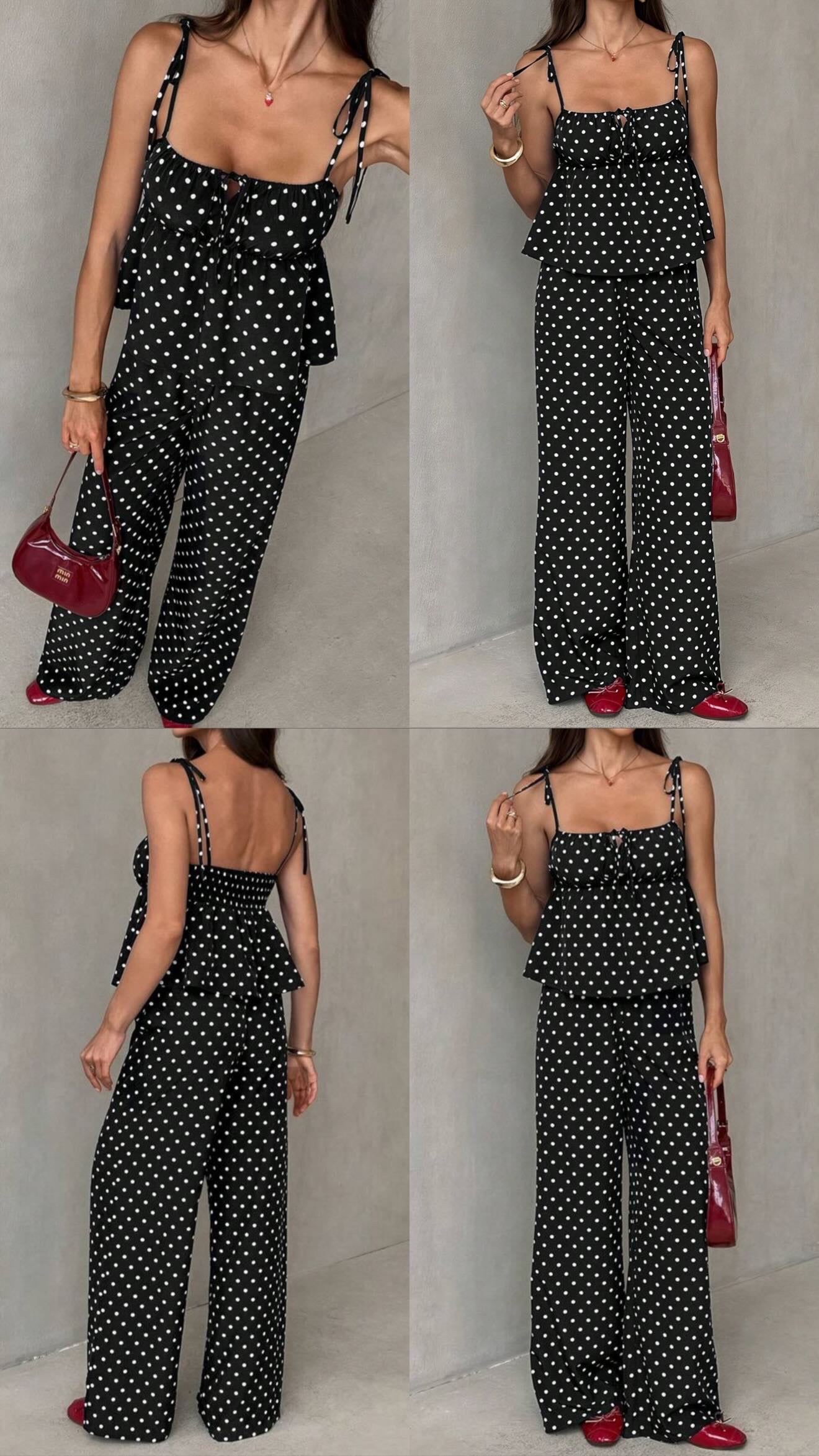 Polka dot set